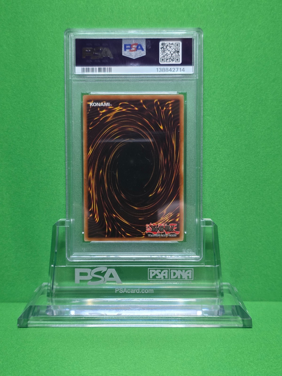 YUGIOH 2002 LEGEND OF BLUEEYES EXODIA THE FORBIDDEN ONE LOB 124 PSA 9 G2U view 2
