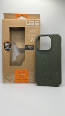 UAG iPhone 14 Pro Hülle Outback Bio Umweltfreundlich Grün Oliv Allzweck