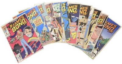 Ian Fleming / Bondiana / James Bond Jr comics Complete set of twelve issues