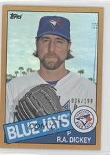 2013 Topps Archives Gold Rainbow 36/199 RA Dickey #122 h3a
