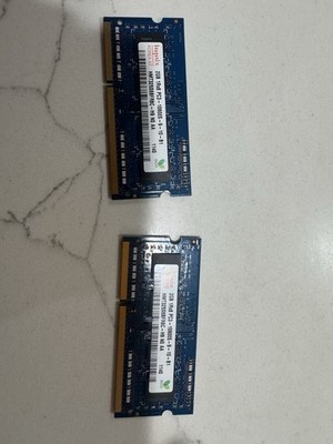 2x Hynix 2GB DDR3 PC3-10600S 1333MHz 204-Pin SO-DIMM Laptop RAM 4GB Total