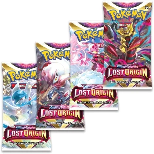 Lot of (5) Pokemon TCG Sword & Shield Lost Origin Booster Packs - NEW/SEALED 