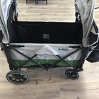 Larktale Caravan Double Collapsible Stroller Wagon Gray Green 200lb Dual Seat