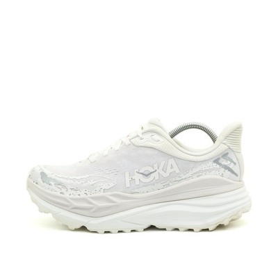 Hoka One Herren Stinson 7 Sportschuhe Weiß Synthetik Low-Top Laufschuh EU 41 1/3