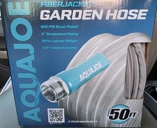 Tubo Aqua Joe FiberJacket con raccordi in alluminio NUOVO IN SCATOLA