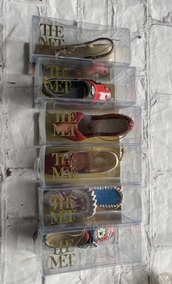 The Met Shoe Ornament Christmas 2018 Collection Set Of 6