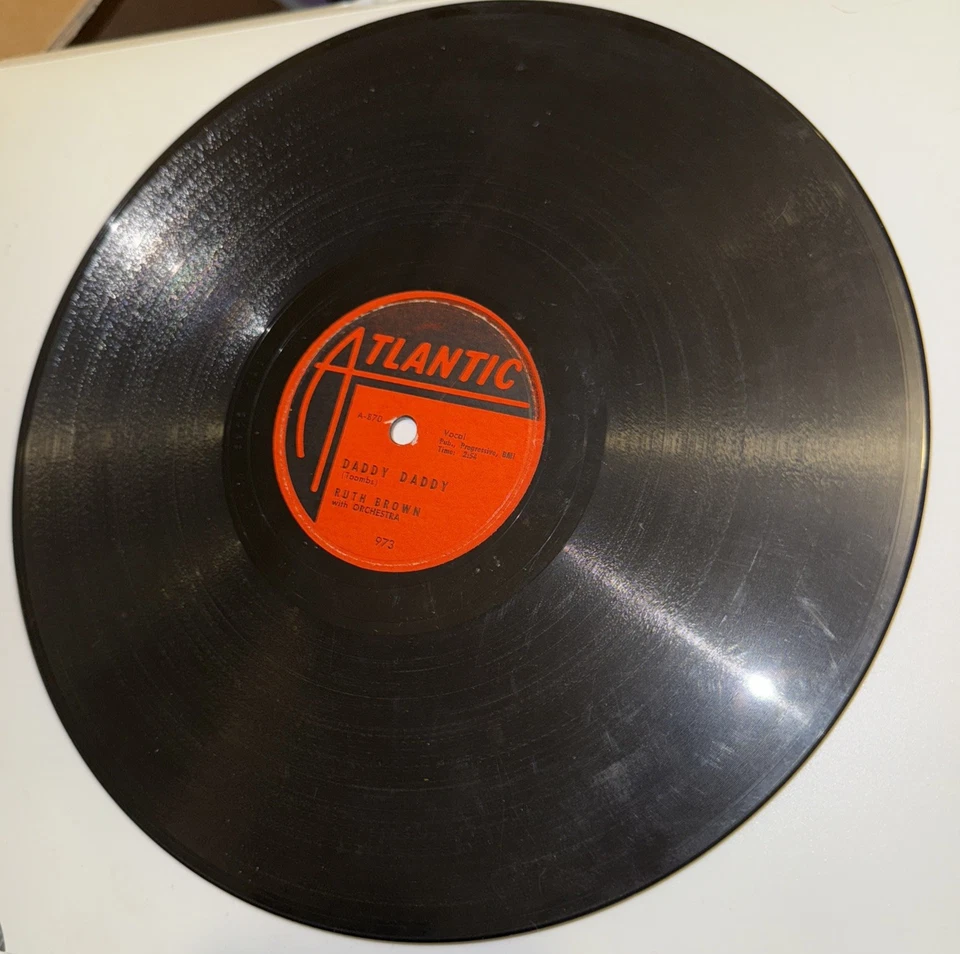 RnB 78 RUTH BROWN & JAMES QUINTET ATLANTIC 973 HAVE A GOOD TIME  / DADDY DADDY - Image 3 of 3