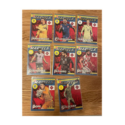 Donruss Soccer 21-22 Marvels Lot 8 Karten Ibrahimovic Calvert-Lewin Ter Stegen