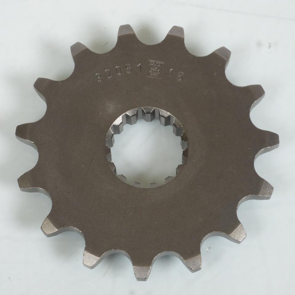 Pignon Esjot 15 dents pour moto KTM 890 Duke R 2021-2022 en acier forgé