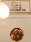 1940 S Lincoln Cent NGC MS 66 RED