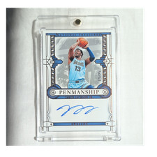 Panini 2023-24 National Treasures Jaren Jackson Jr. Penmanship Auto NP-PJJJ