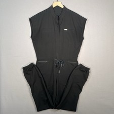 FIGS Rafaela Jumpsuit Jogger Scrub Womens Medium Black