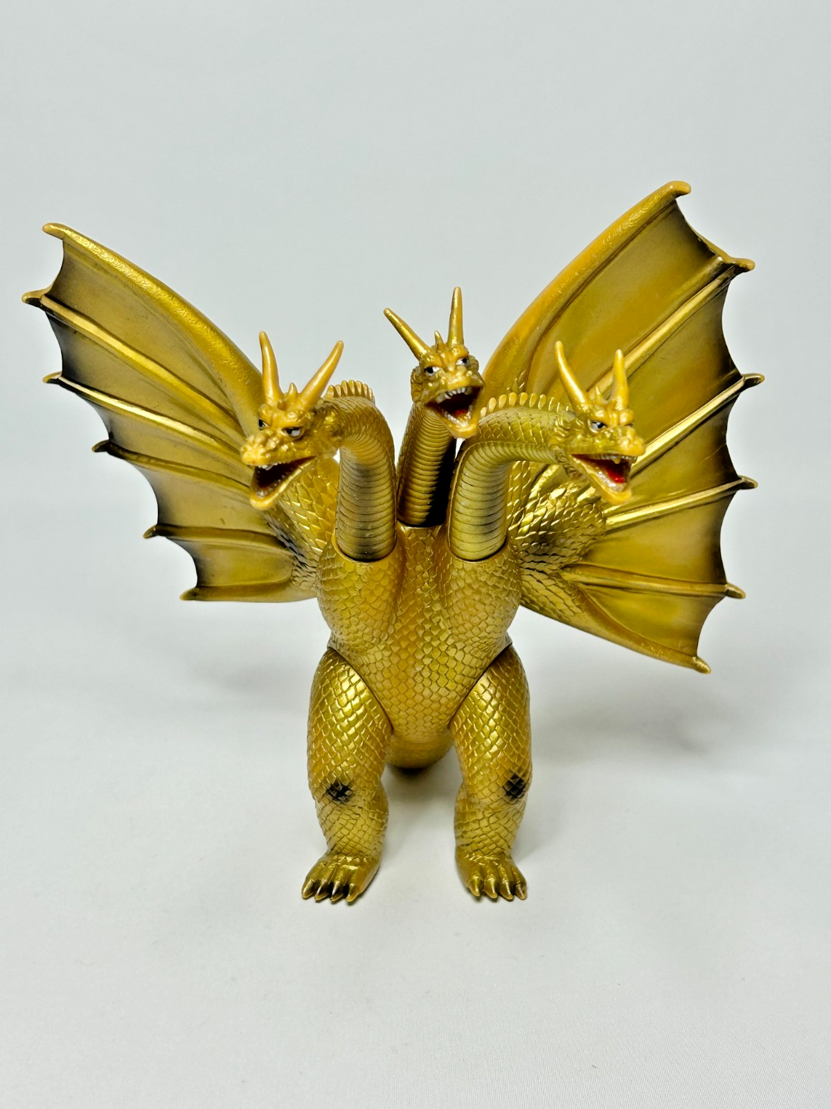 Bandai 1984 King Ghidorah 8-Inch Sofubi Vinyl Figure Gold Edition Godzilla Collectible
