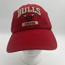 Chicago Bulls NBA  47 Brand Trucker Red Adjustable Snapback Hat OSFA Cap