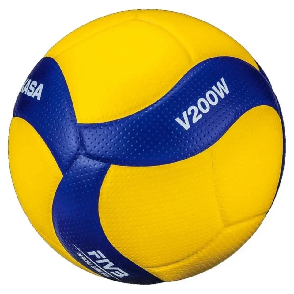 Mikasa V200w 2020 oficial FIVB interior exterior Valyball talla 5 azul/amarillo Foto 4 de 4