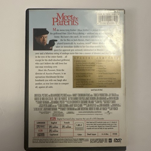 Meet the Parents (Widescreen) Collectors Edition DVD, A-19 - Picture 2 of 2