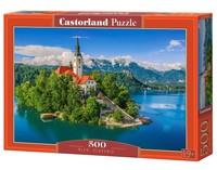 5904438054114 Puzzle 500 Pieces Bled Slovenia Castor