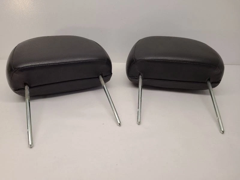 2009 2010 HUMMER H3T RH RIGHT LH LEFT FRONT HEADREST BLACK LEATHER 25832970    Foto 4 de 4