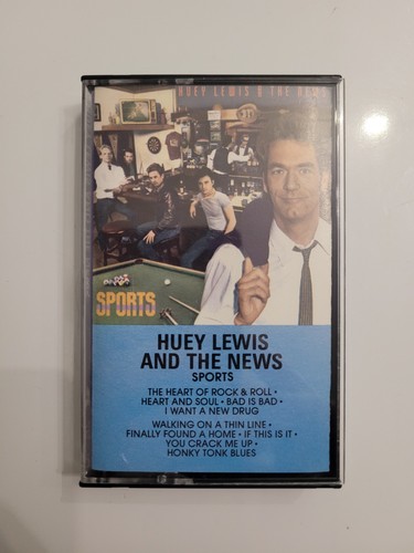 Huey Lewis and The News Sports 1983 Chrysalis Cassette ** Vintage