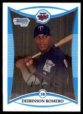 Deibinson Romero 2008 Bowman Chrome #BCP145 Twins MLB READ FREE SHIPPING