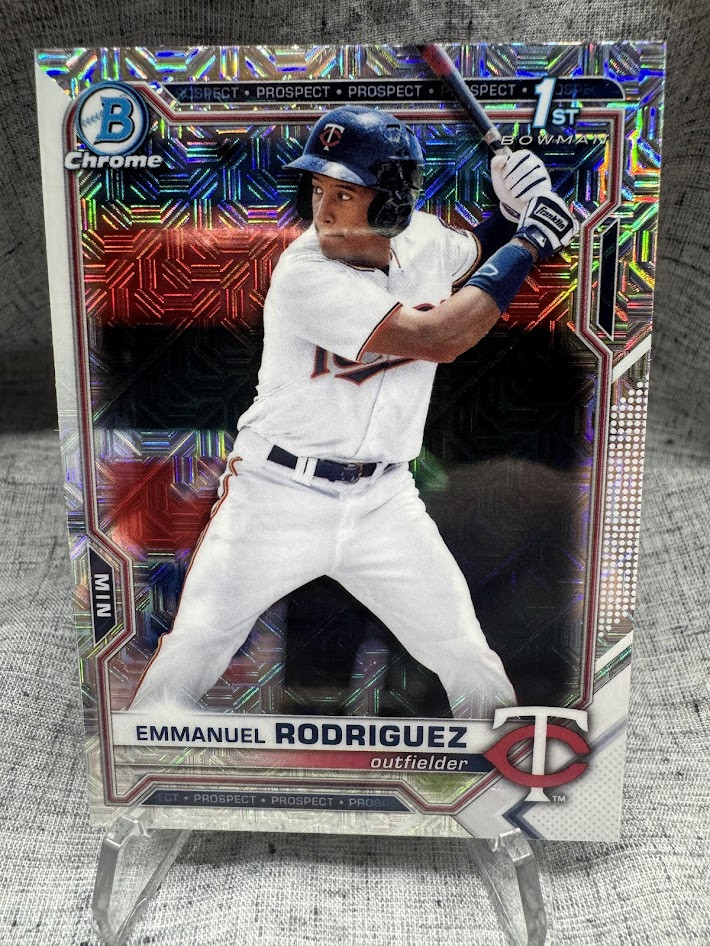 Emmanuel Rodriguez - MEGA BOX MOJO - 2021 Bowman Chrome - BCP-207 - 1st