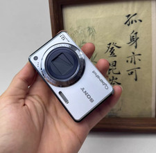 Sony Cyber-shot DSC-W290 12.1MP CCD Vintage Digital Camera Silver 85 new