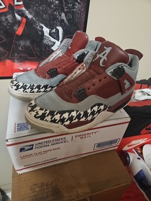 Jordan 4 Custom Alabama Crimson Tide Size 12