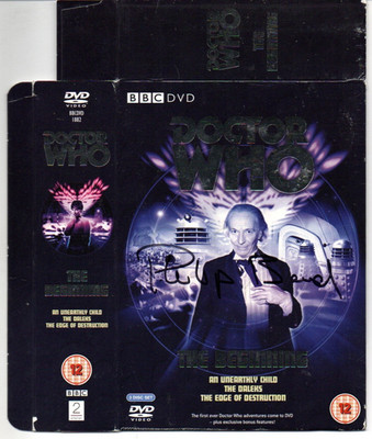 Doctor Who: DIE RETTUNG / DIE RÖMER DVD-Schuber signiert von Philip Bond