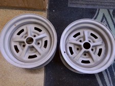 Wheel-rim Pair Ford Magnum 500 14x7 Wheel He Hg Codes Sandblasted Used 5 Lug