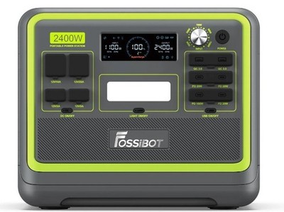 FOSSiBOT F2400 Tragbare Solargenerator 2048Wh 2400W 220VPowerstation Camping NEU