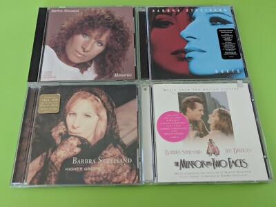 Barbra Streisand 4CD's:Memories, Higher Ground, Duets, The Mirror Has Two Faces