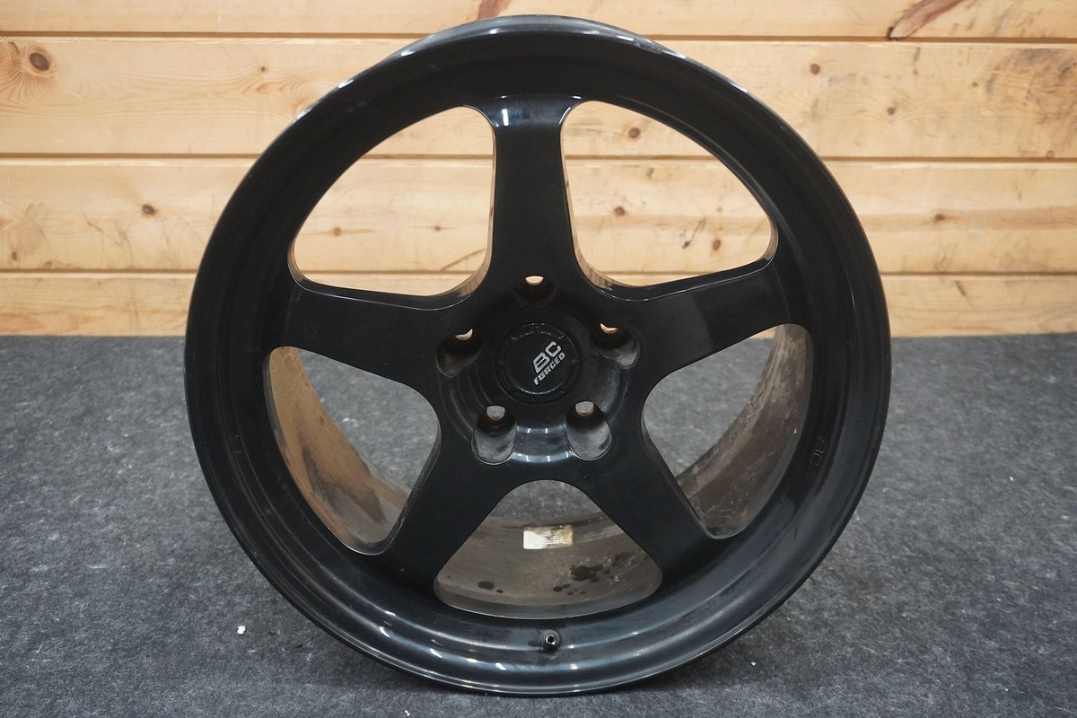 18X10 5-Spoke BC Forged TD03 Monoblock Wheel Black 5X120 Chevrolet
