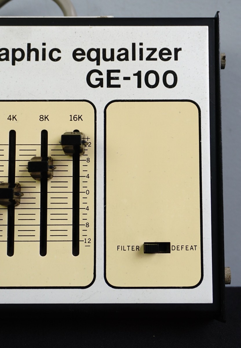 Maxon GE-100 グラフィックイコライザー Maxon GE-100 Graphic Equalizer EQ - Made in Japan - Original