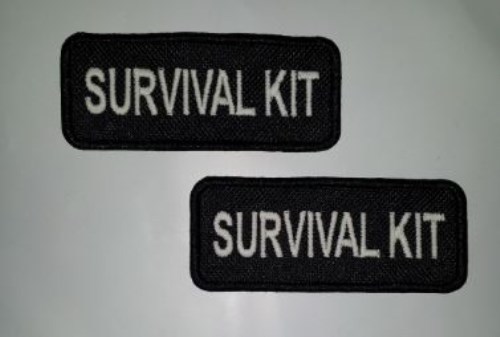 2 kleine zum Aufnähen bestickte Patches zum Aufnähen - EMT K-9 SEARCH MEDIC 1 1/4 x 3" - Bild 4 von 7