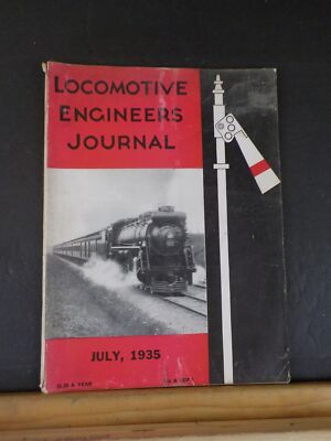 Locomotive Engineers Journal 1935 July Air brakes Diesel power Train Rules