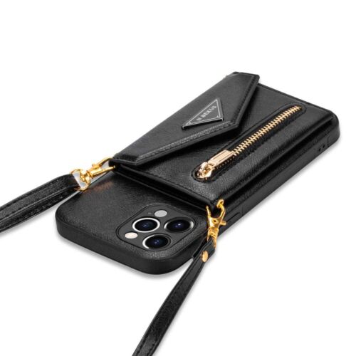For iPhone 12 11 Pro Max XS SE 6s 7 8 Leather Wallet Card Holder Back Case Cover - Picture 14 of 48