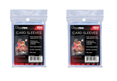 Ultra Pro Standard Clear Trading Card Sleeves 100, 300, 500, 1000, 2000, 5000 | eBay Ultra Pro Standard Clear Trading Card Sleeves 100, 300, 500, 1000, 2000, 5000 | eBay