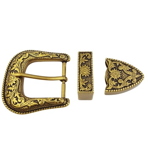 Western-Inspired Floral Buckle Loop and Tip - Imagen 6 de 6