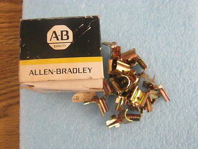 Allen Clips Allen-Bradley Cat. #: 1492-n2 Retaining, Mounting Clips. Stk. 21. Neu Alt