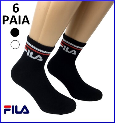 Calzini FILA da donna uomo in cotone PAIA fantasmini corti