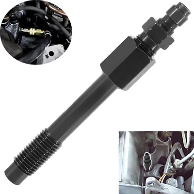 Black LNG-TU-15-38 Diesel Compression Test Adapter Fit for Duramax,M10 x 1.25 mm