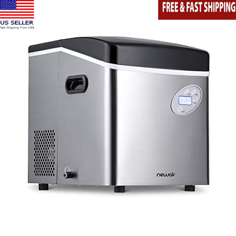 Portable Ice Maker 50lb Daily 12 Cubes in Under 10 Minutes Compact Self Cleaning-image