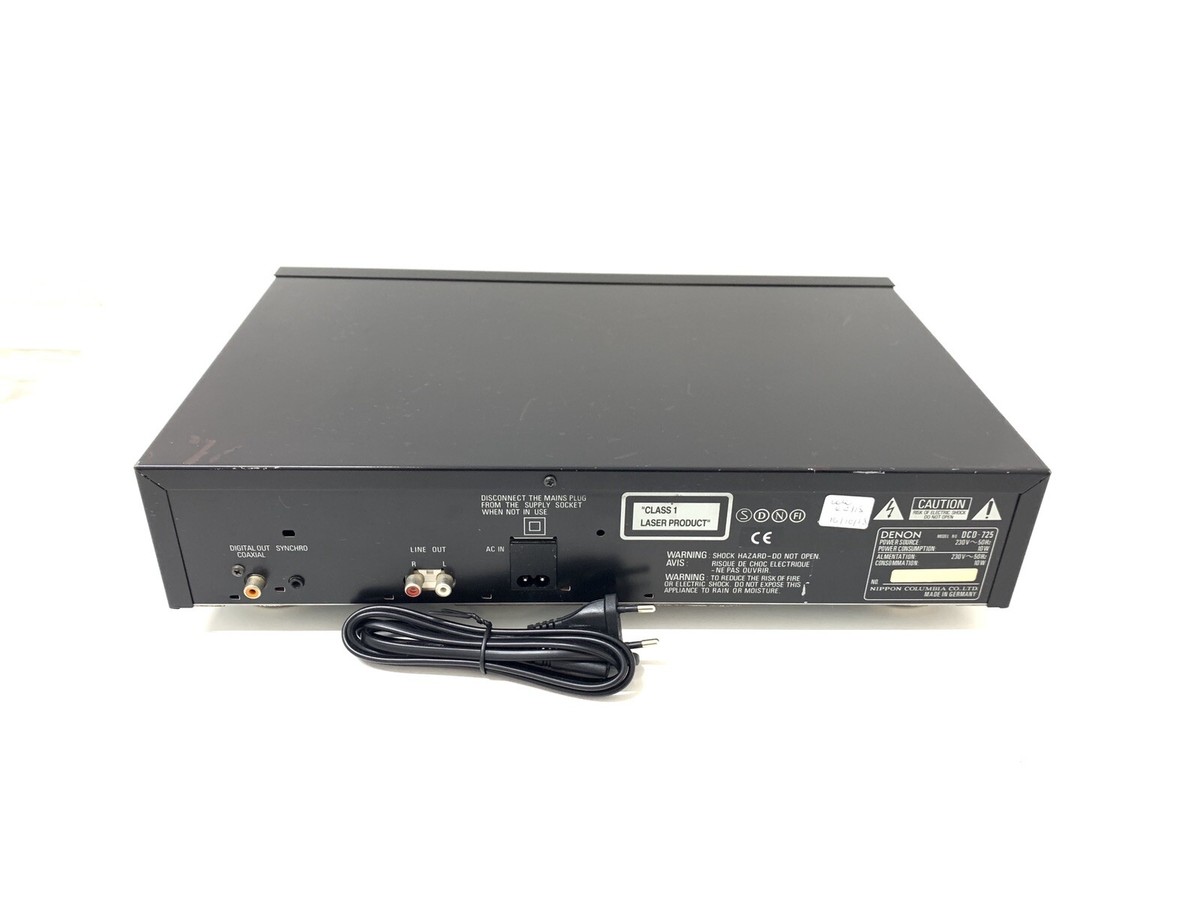 Denon DCD 725 Digital Compact Disc Player Hi End 20 Bits