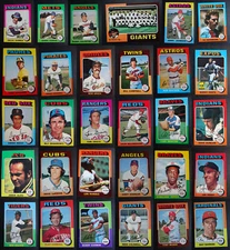 1975 Topps Baseball Cards Complete Your Set U You Pick From List 221-440