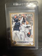 2022 Topps Update Dancing in Detroit Javier Baez / Robbie Grossman #US238 Gold