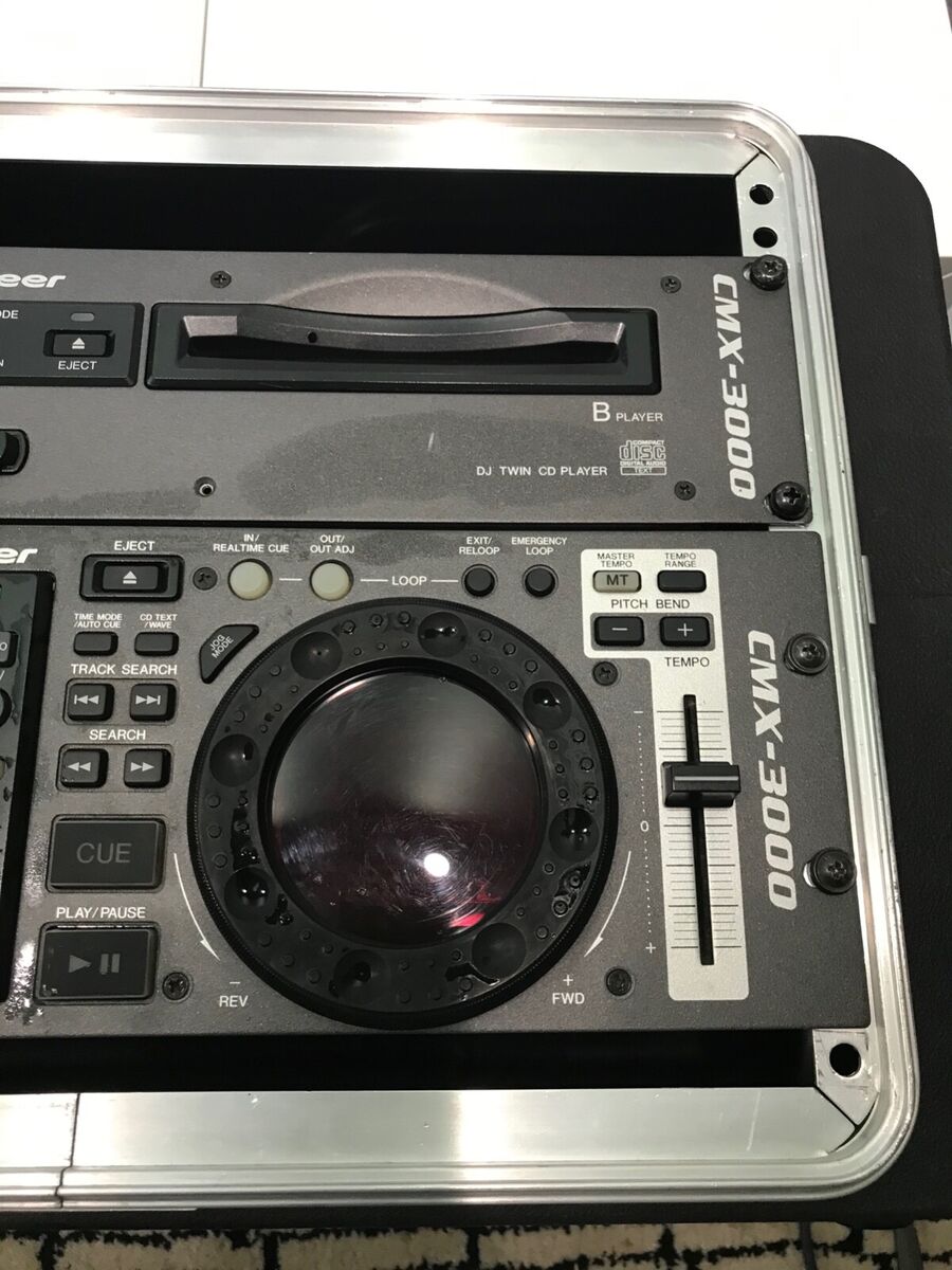 pioneer cmx-3000 professional dual dj twin cd player rack pioneer cmx-3000 professional dual dj twin cd player rack