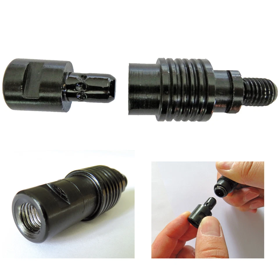 BEHR Quick Release Adapter Wechseladapter Bissanzeiger Rod Pod Rutenauflage 3/8 Zoll