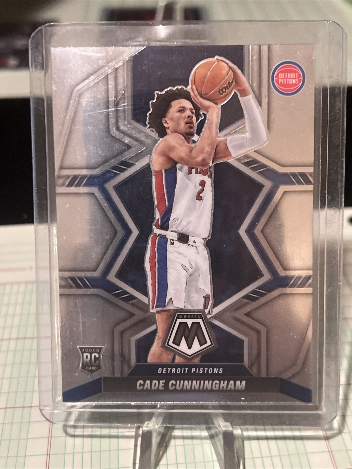 2021-22 Mosaic Basketball Rookie Base Silver #203 Cade Cunningham
