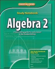 Algebra 2, Study Notebook (MERRILL ALGEBRA 2)