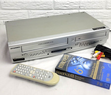 Sylvania DVC845E DVD/VCR Combo VHS Player Recorder  Remote Video Cassette